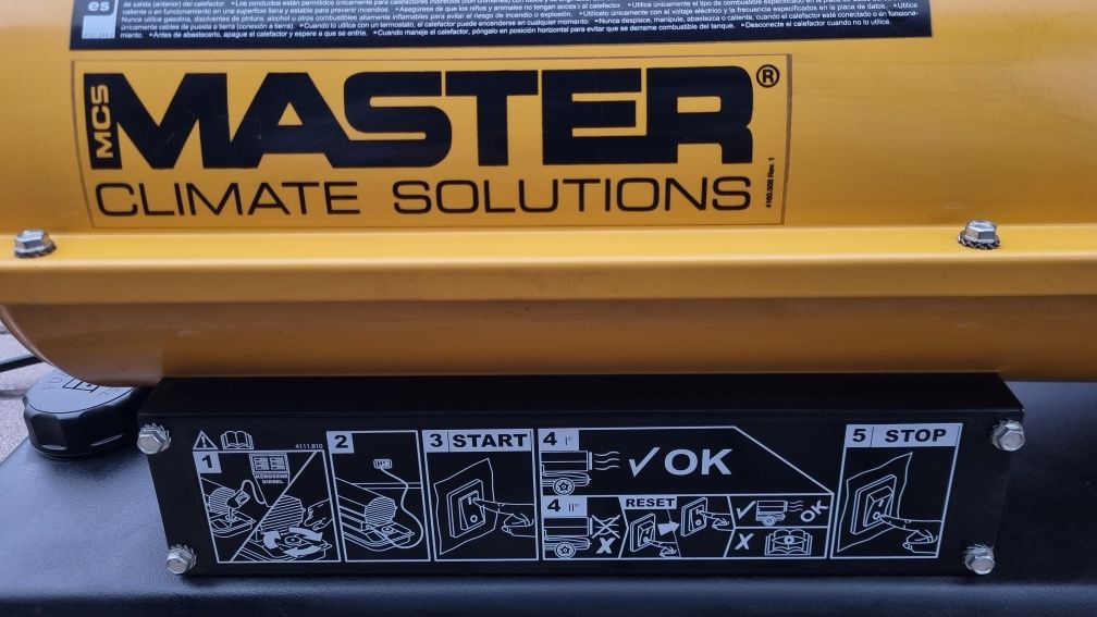 Generator de aer cald  20 kW Master B 70 CED