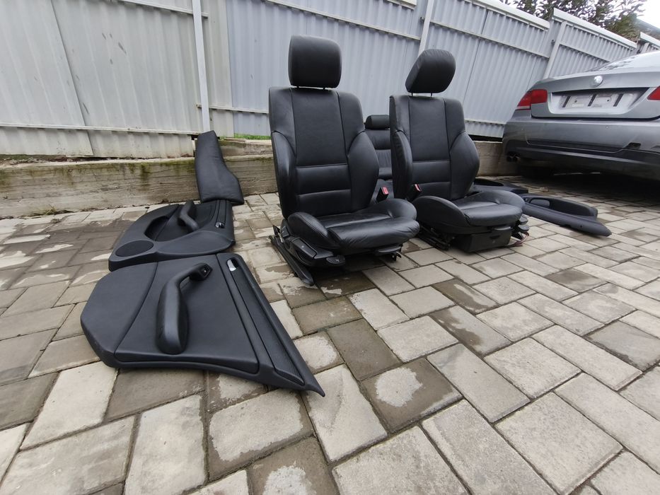 Scaune interior recaro piele neagra BMW E46 Touring
