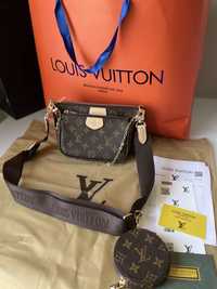Poșetă Louis Vuitton Multi Pochette Brown 24cm x 13cm