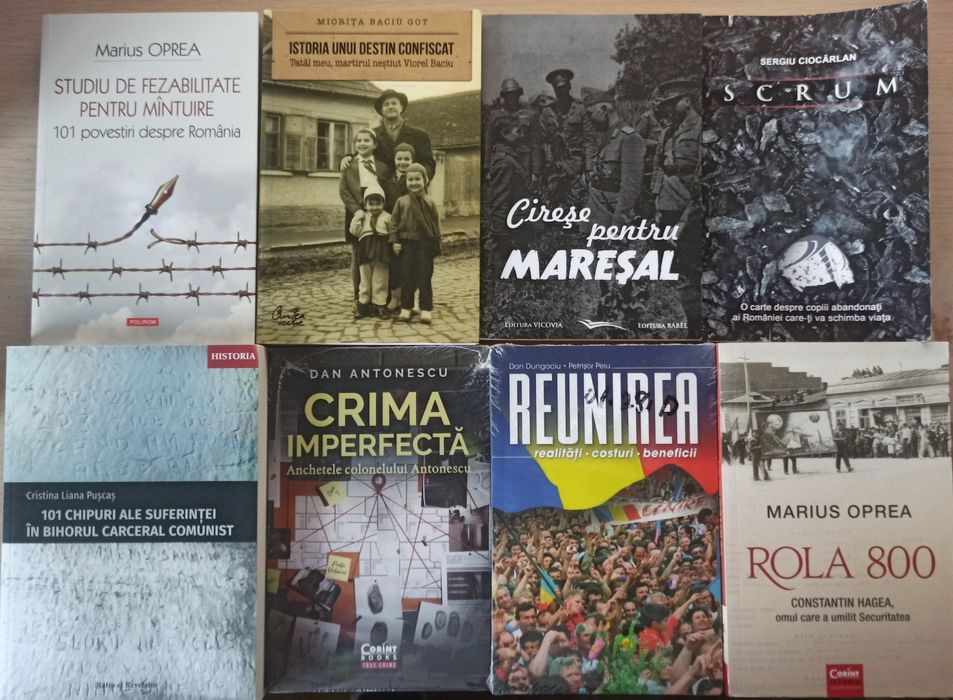 Carti de istorie despre istoria romanilor, comunism in Romania, razboi