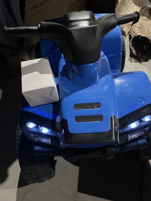 Atv electric 6V cu sunete si lumini Nichiduta Blue