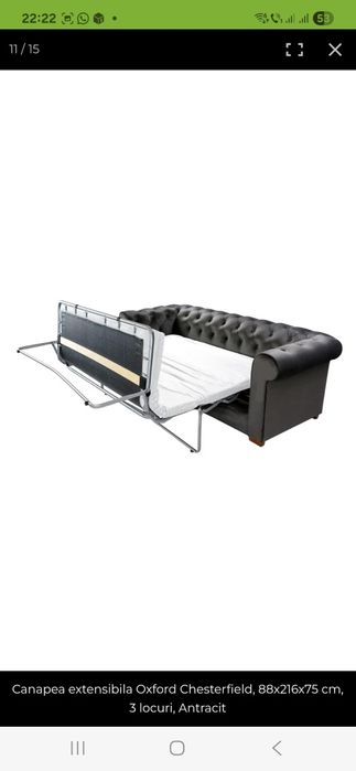 Canapea chesterfield