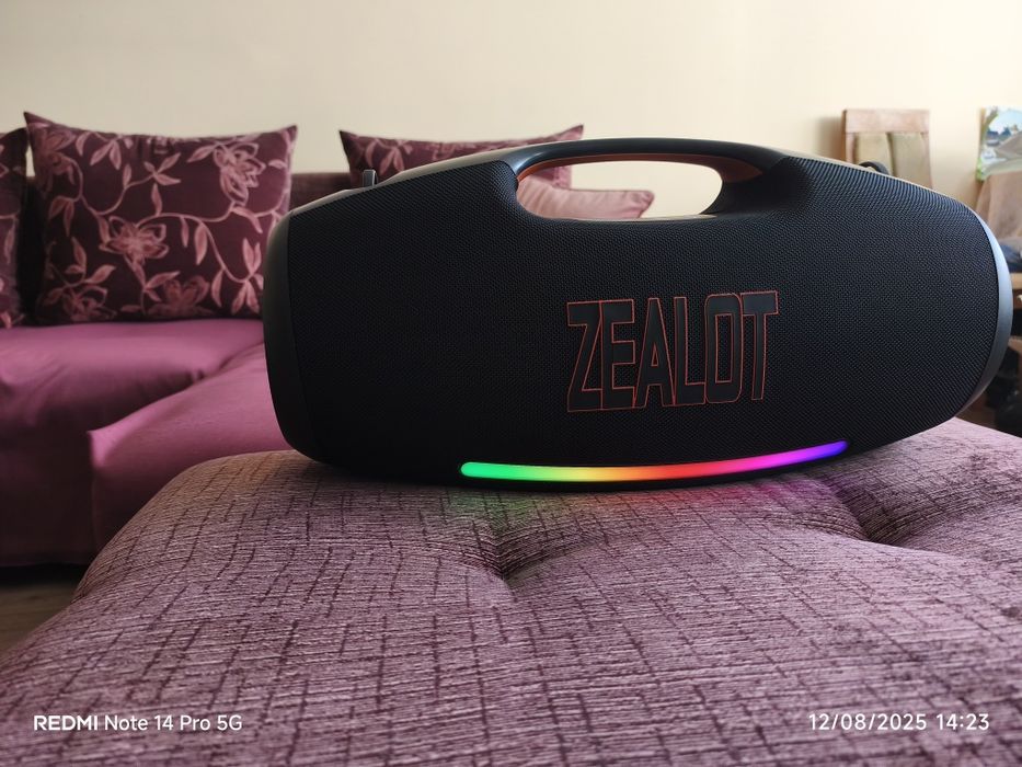 Bluetooth Преносима тонколона ZEALOT 250w