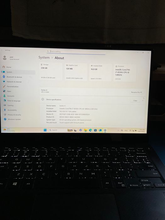 Ноутбук Dell xps 13 9360