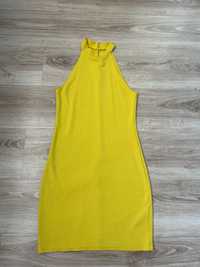 Дамска жълта рокля