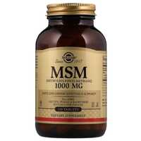 MSM 1000 mg. Solgar, МСМ (Метилсульфонилметан) 120 таб США