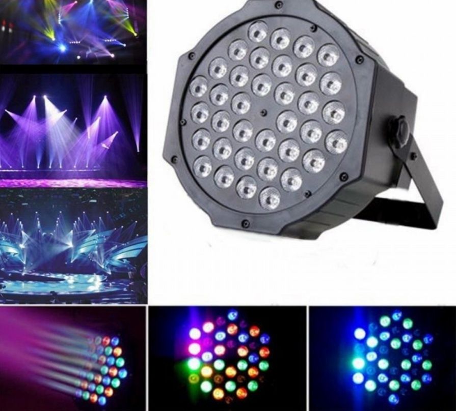 Proiector lumini PAR LED light slim 36 led RGB joc de lumini DJ club