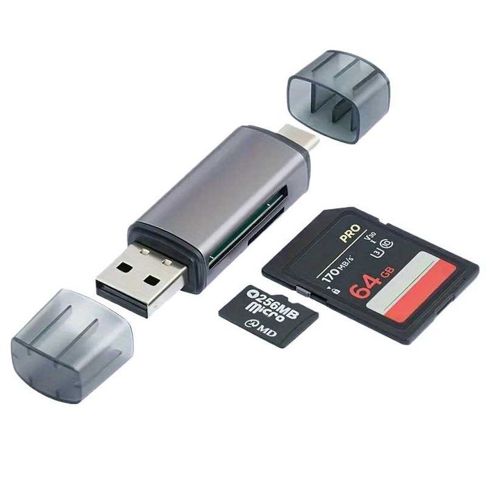 Cititor de carduri multifunctional 4 in 1 Vala