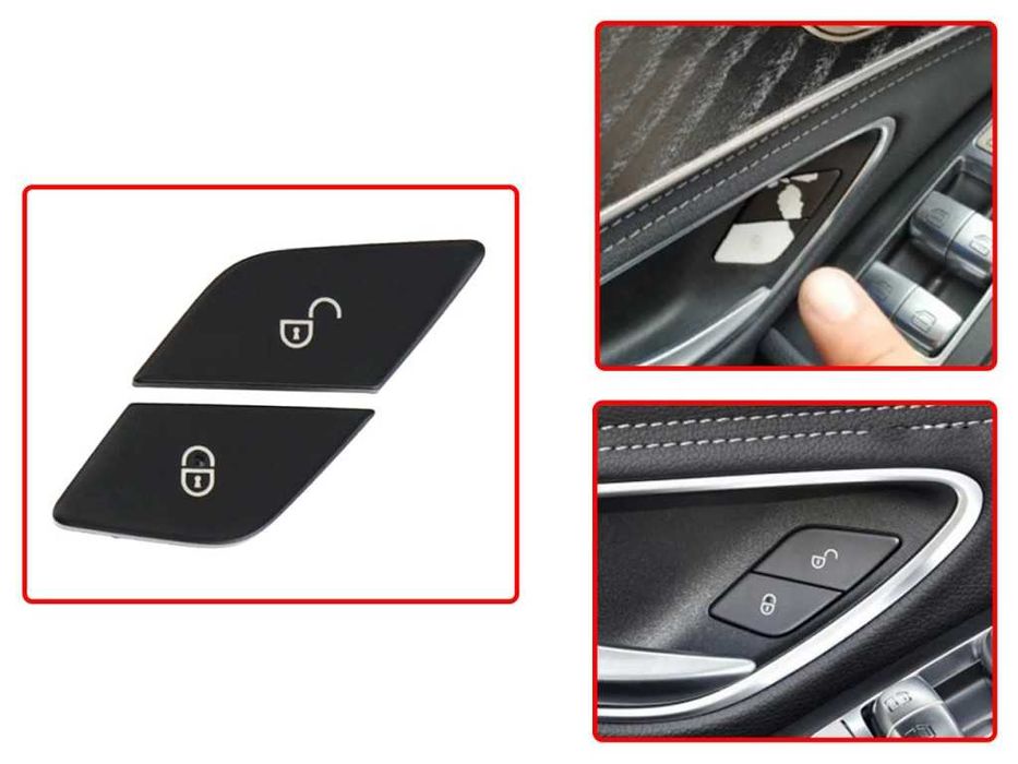 Капаче за централно заключване на Mercedes C-Class W205 и GLC X253