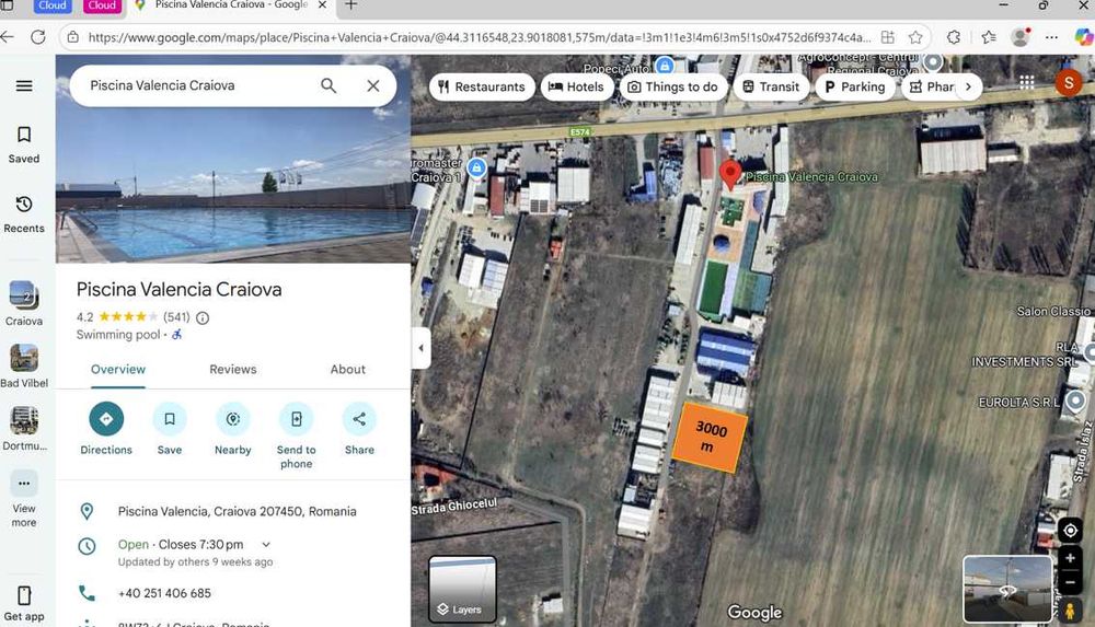 Teren 2000 mp comercial/industrial Calea Bucuresti Pielesti