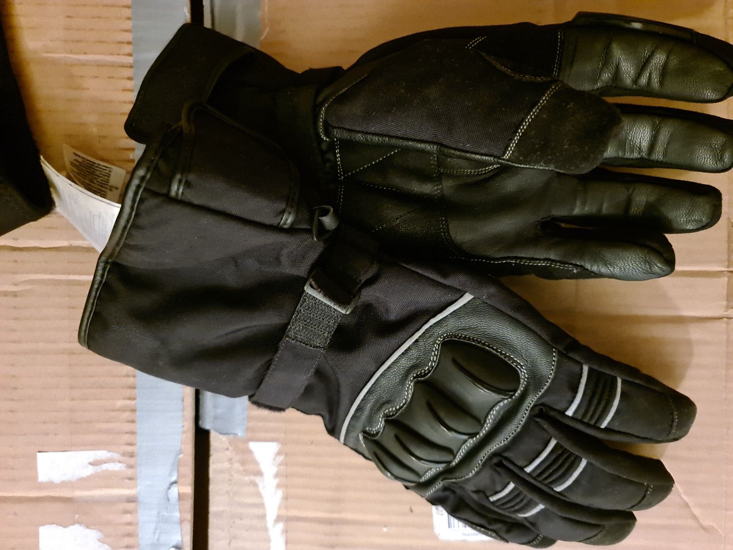 Manusi moto textil piele protectii textil XL
