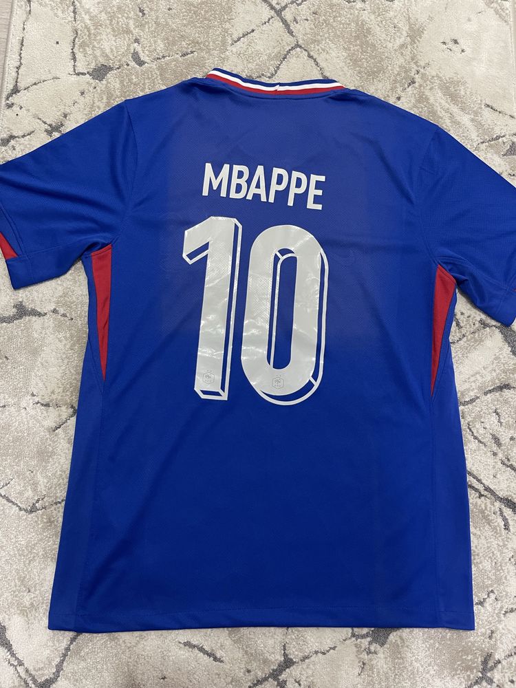 Tricou Franța Euro 2024/25 Home Authentic Mbappe #10 Nike Player Issue
