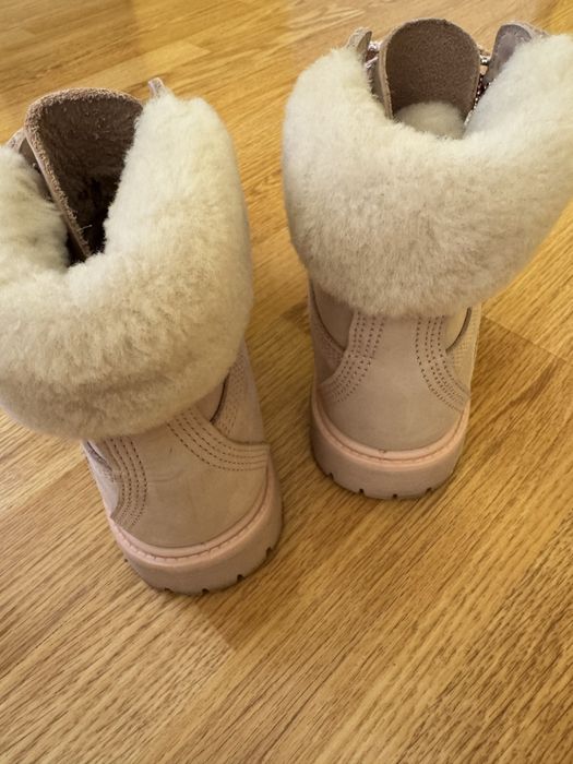 Дамски боти TIMBERLAND, цвят пудра, размер 38