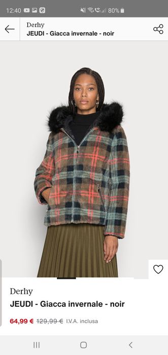 Geaca de iarna cu 2 fete Super oferta