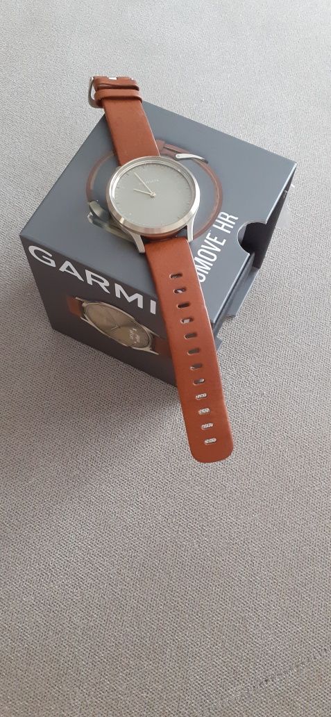 Smart watch Ceas Garmin barbati curea din piele