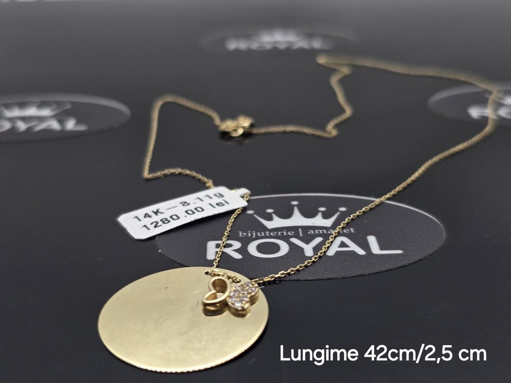 Bijuteria Royal: Lant aur Nou 14k/3.11 gr