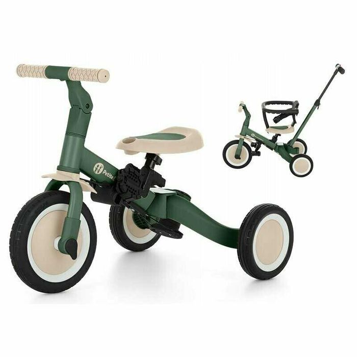 Tricicleta pentru copii Petite&Mars Turbo Verde 5 in 1