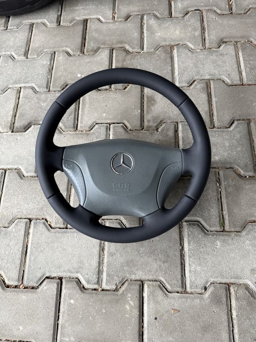Volan ca nou din piele cu airbag Mercedes Sprinter 416 313 311 2001 05