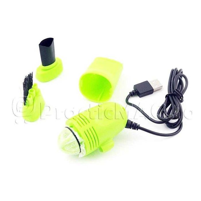 Aspirator auto Pc laptop tastatura, se alimenteaza la USB 5V