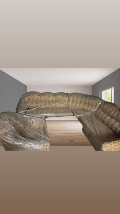 Диван + фотьойл + място за сън