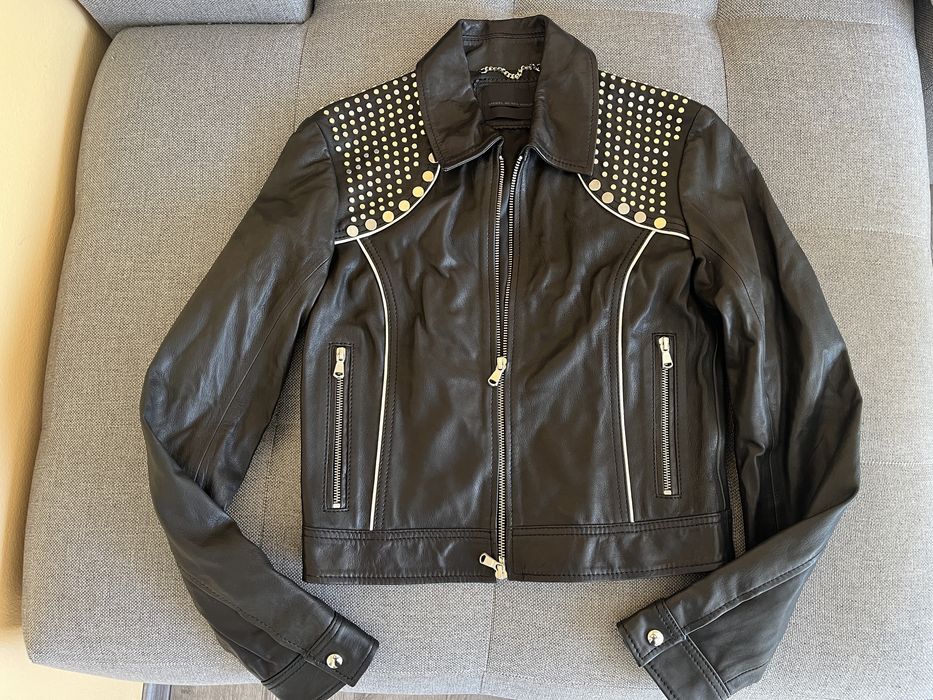 Дамско кожено яке Diesel Black Gold