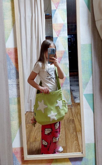 Продам сумку салатовую, большую