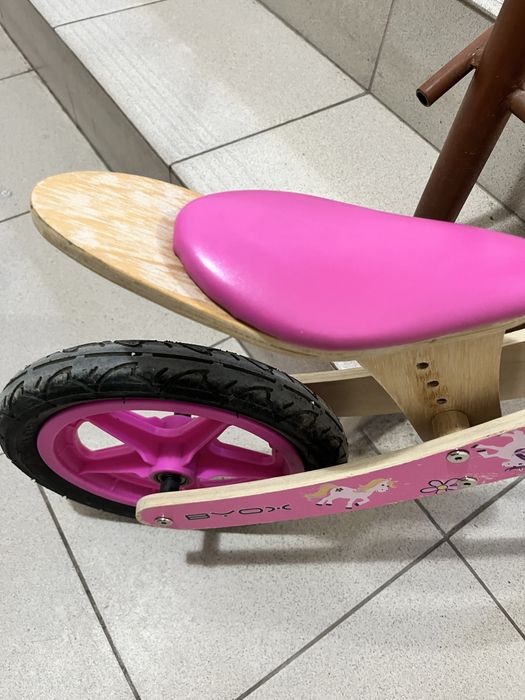 Баланс колело розово