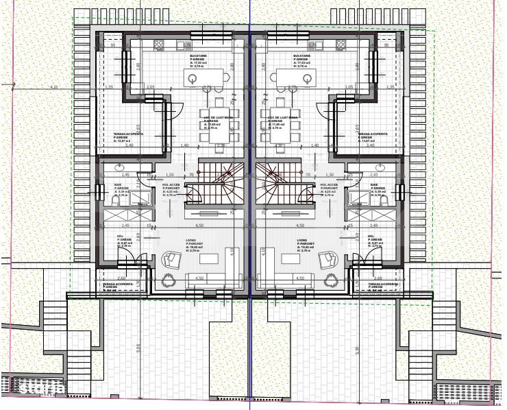 Casa 180 mp, standarde nzeb, garaj dublu, in ansamblu premium