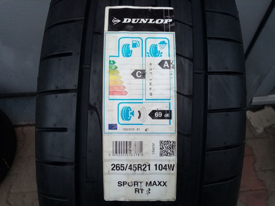 O Anvelopa de vară 265 45 21 Dunlop Sp Sport Maxx RT2 nouă