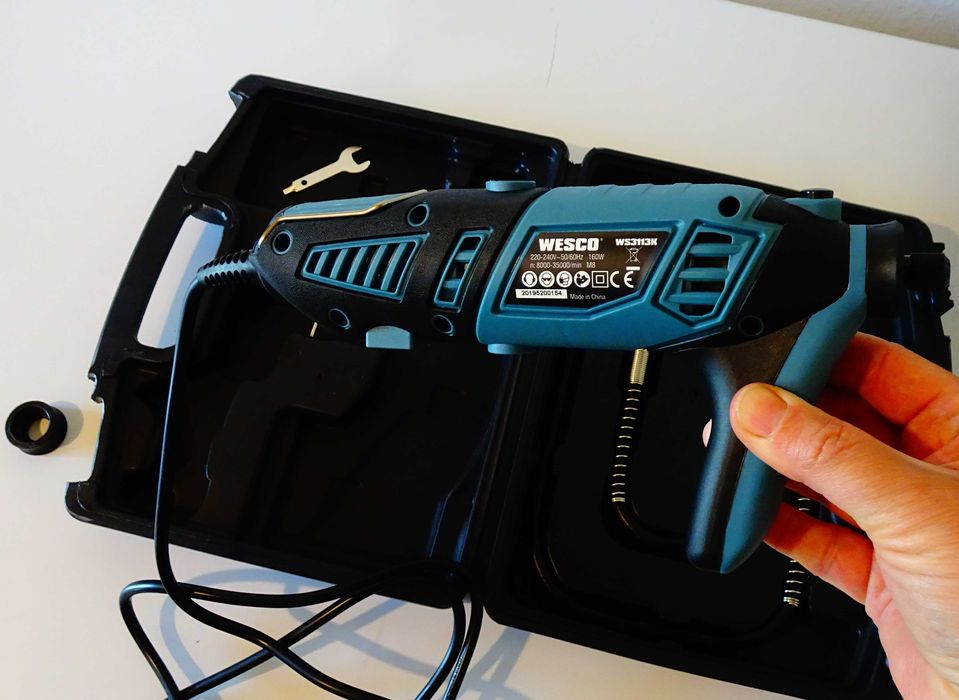 Шлифовалка Wesco с гъвкав вал,удължител.