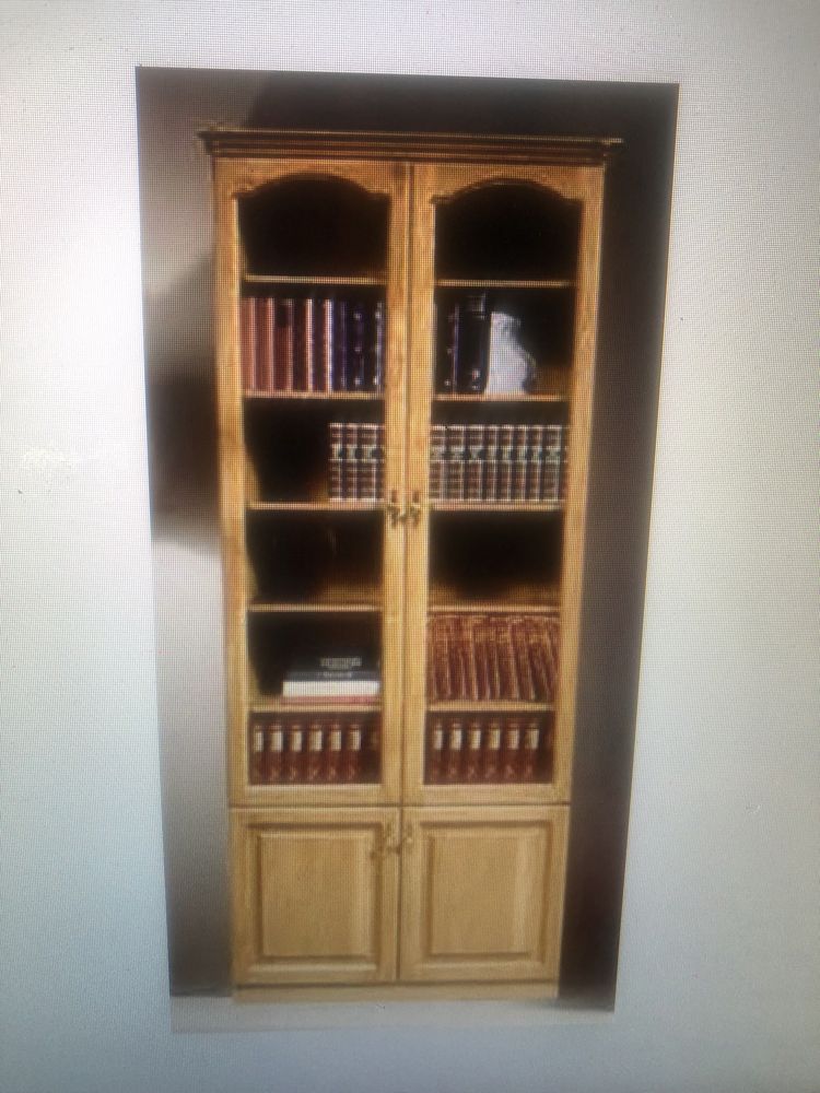 Двухстворчатый книжный шкаф