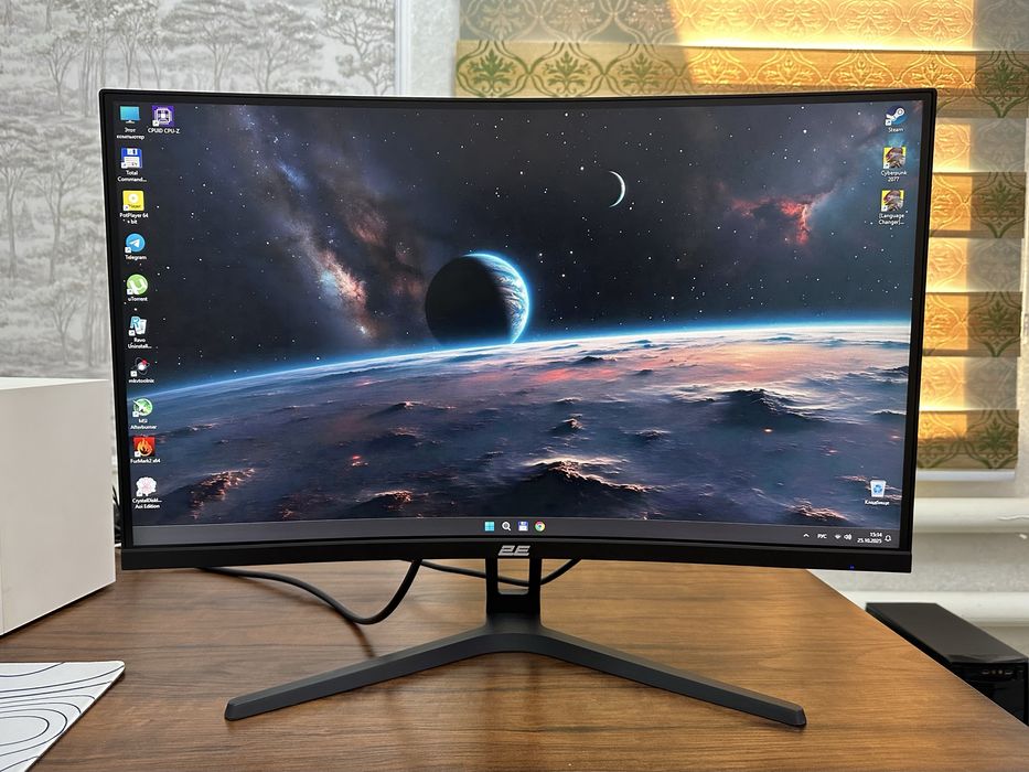 Монитор 2E Gaming 27, 165Hz, Curved, FHD (1920x1080)
