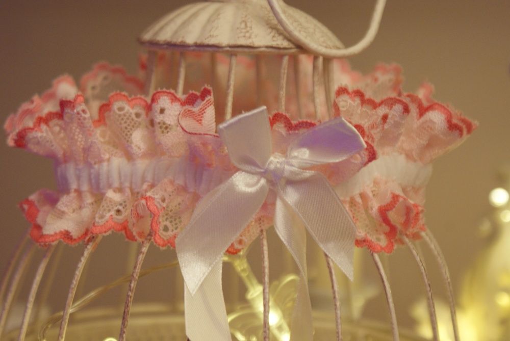 Jartiera mireasa NOUA hand made 100% in Romania Bridal garter