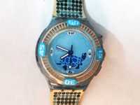 ceas Diver SWATCH UNISEX  cu calendarul anului 2001 pe curea