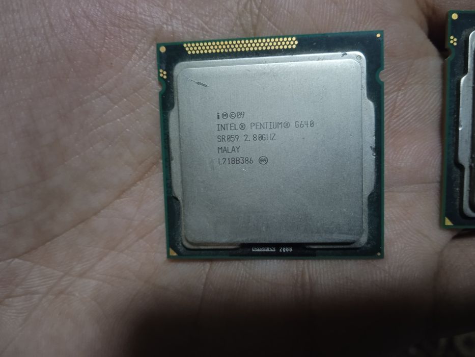 Intel pentium g640, g630 va ddr3 2gb