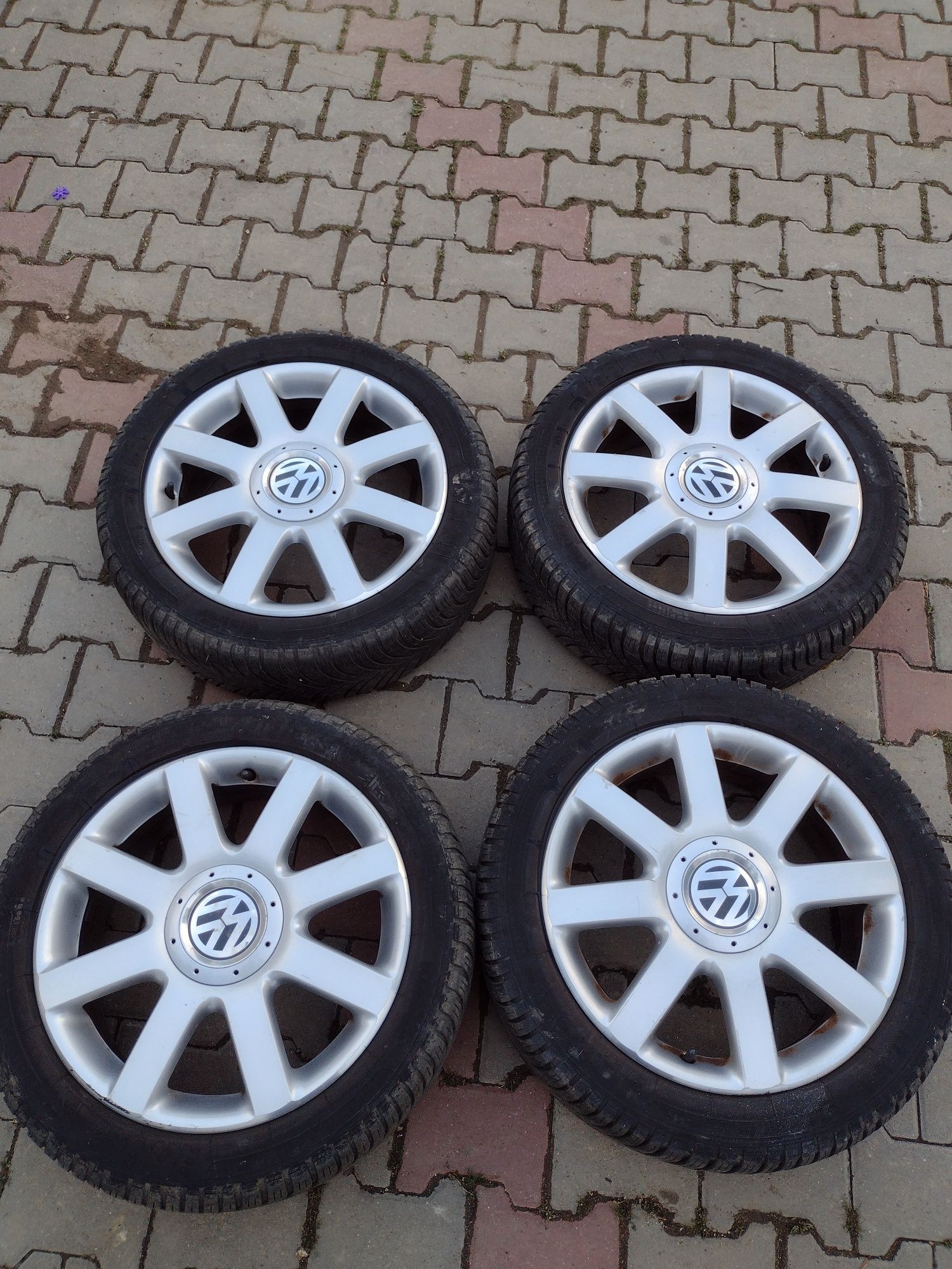 Jante Aluminiu VW R 17 caucicuri 205/50 r17