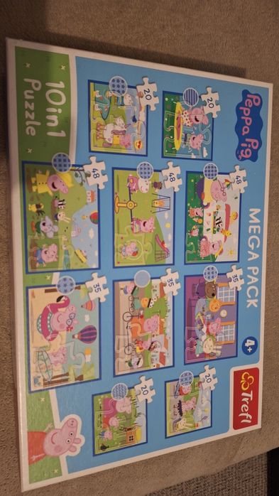 Puzzele copii 10 in 1