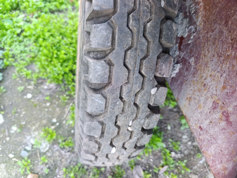 Оригинално ремарке за мото блок акме с спирачки и ръчна