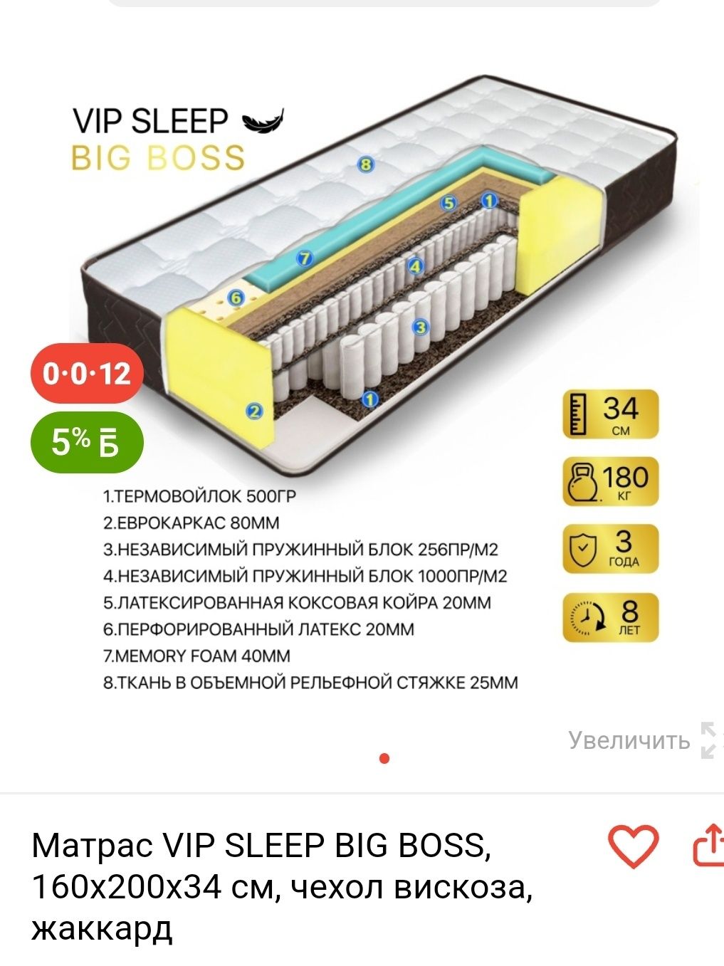 Продаем классный матрас