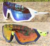Ochelari Oakley Flight Jacket ciclism noi 3 lentile