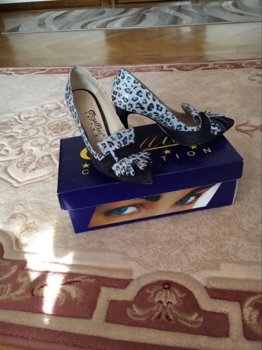 PANTOFI CORYLLUS animal print marime 37