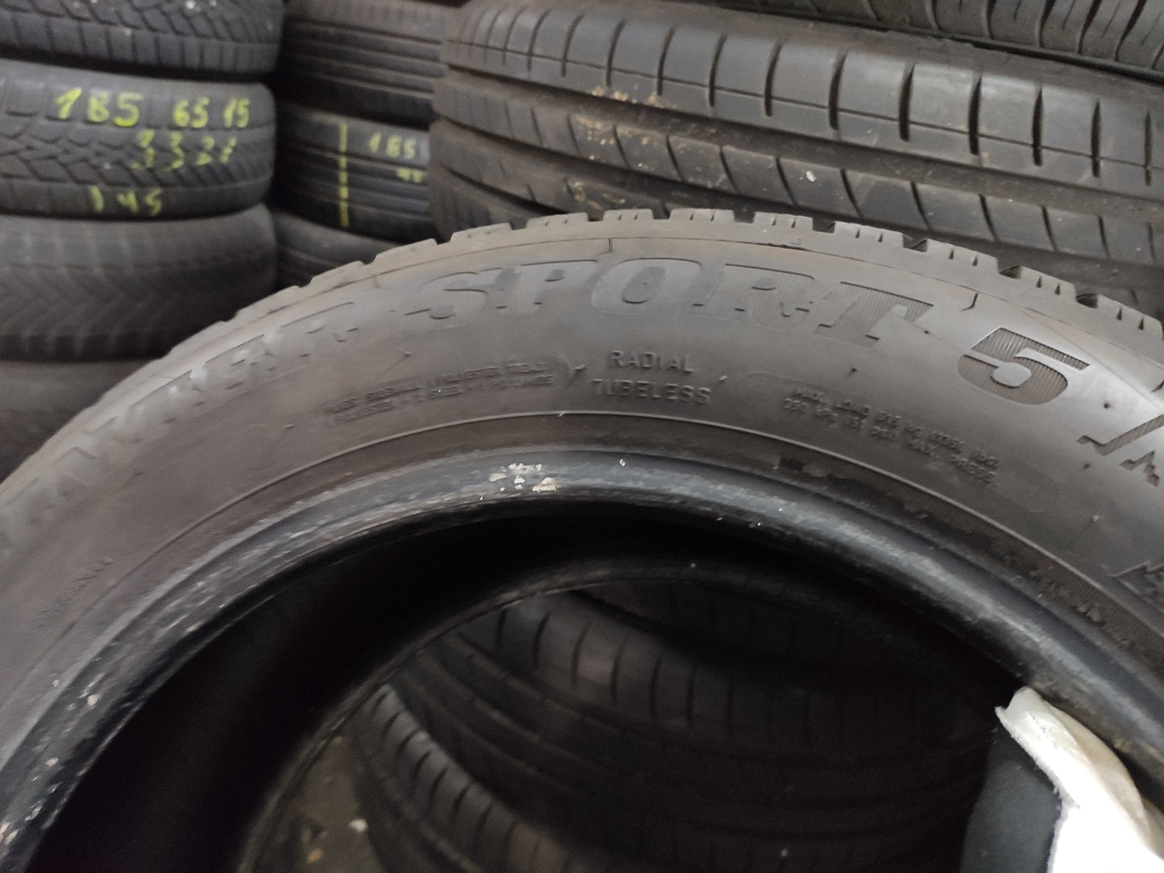 2бр Като нови зимни гуми 205 55 16 - Dunlop
