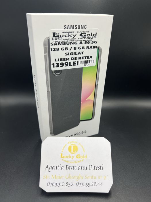 Samsung A 56 128GB 8 GB RAM SIGILAT Liber de retea cod prod 22434