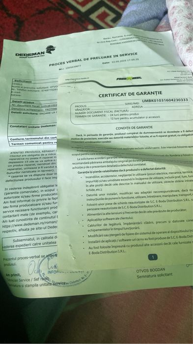 Vand trotineta electrica cu garantie si acte mai multe detalii la nr
