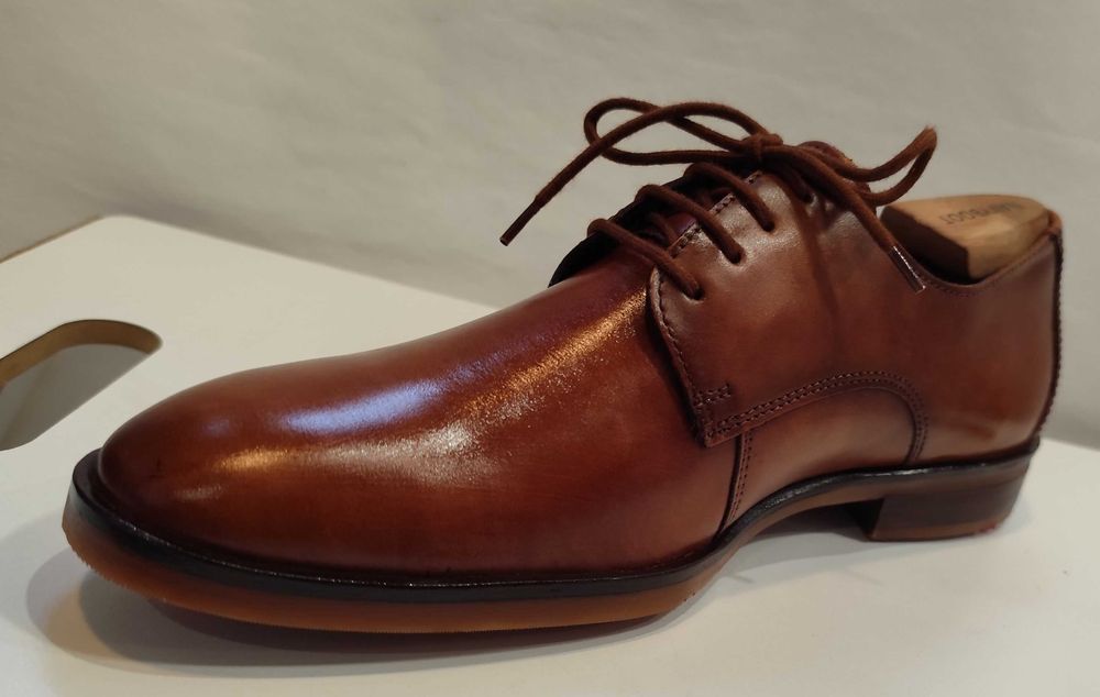 Pantofi derby 39 plain toe LLOYD NOI piele naturala moale