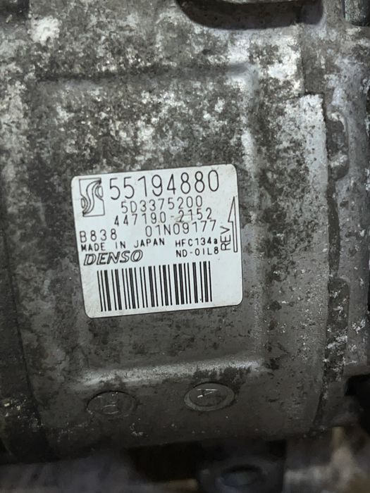 Compresor AC/clima Fiat Punto 1.2-1.4 2013 cod: 55194880