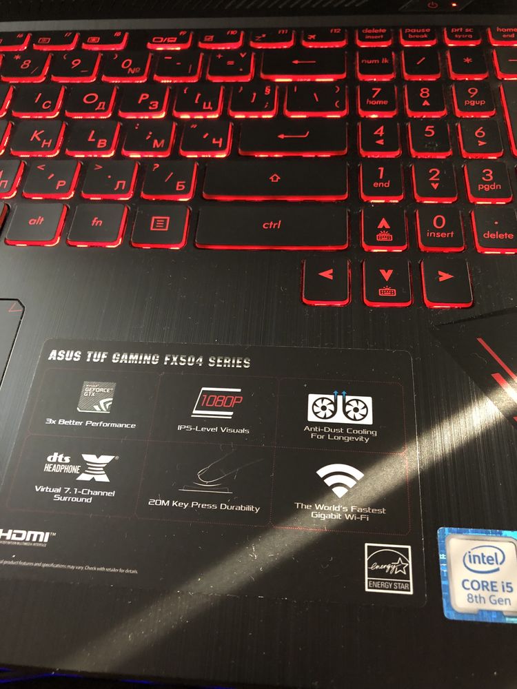 ROG ASUS TUF Gaming FX504 - геймърски лаптоп