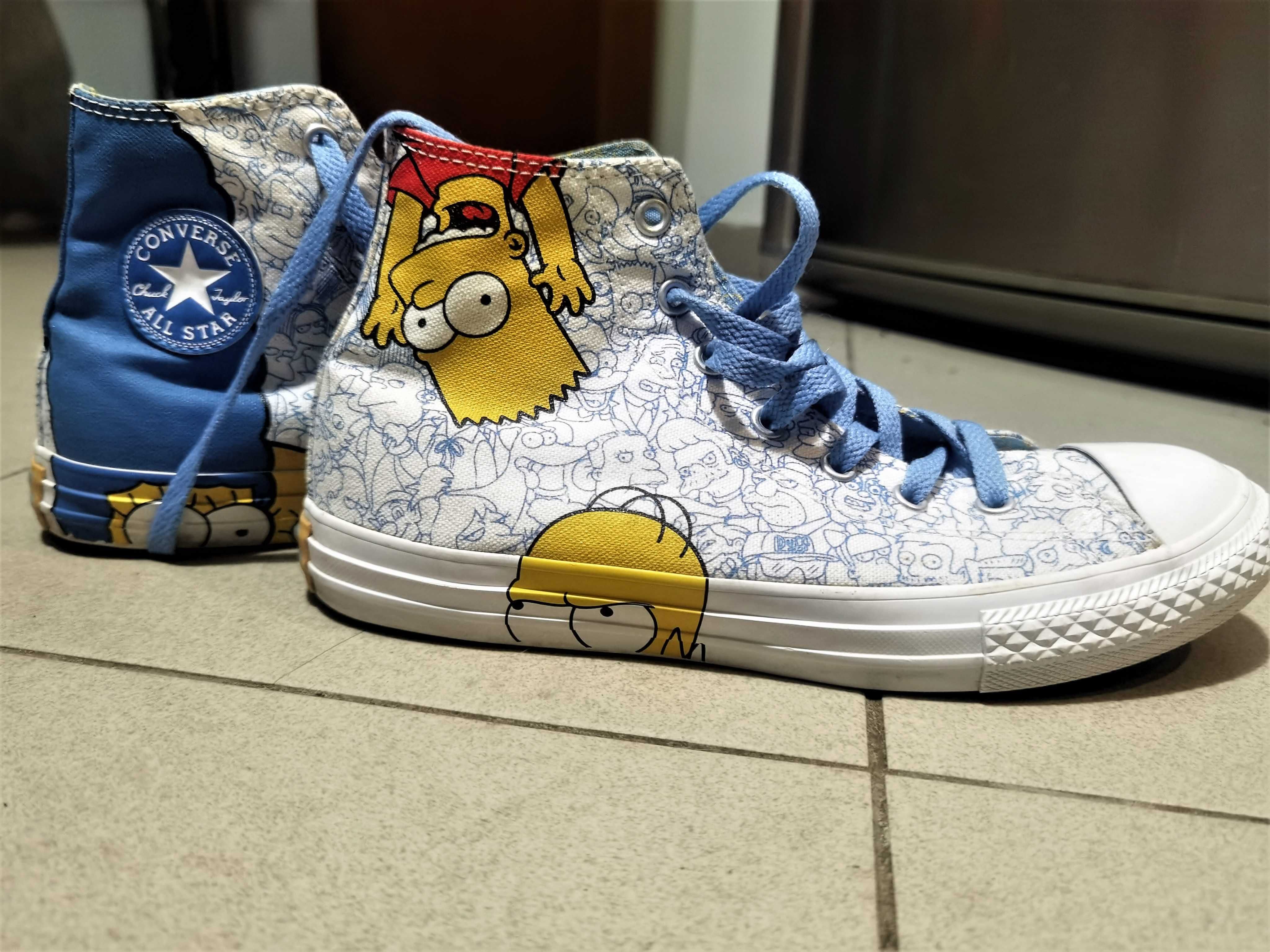 Кецове Converse The Simpsons, 37 номер Перфектно състояние, 70лв.