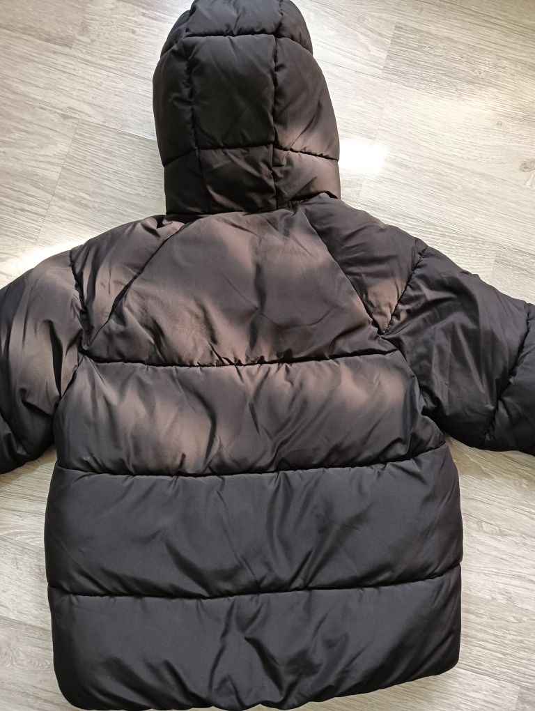 Черно зимно яке Zara