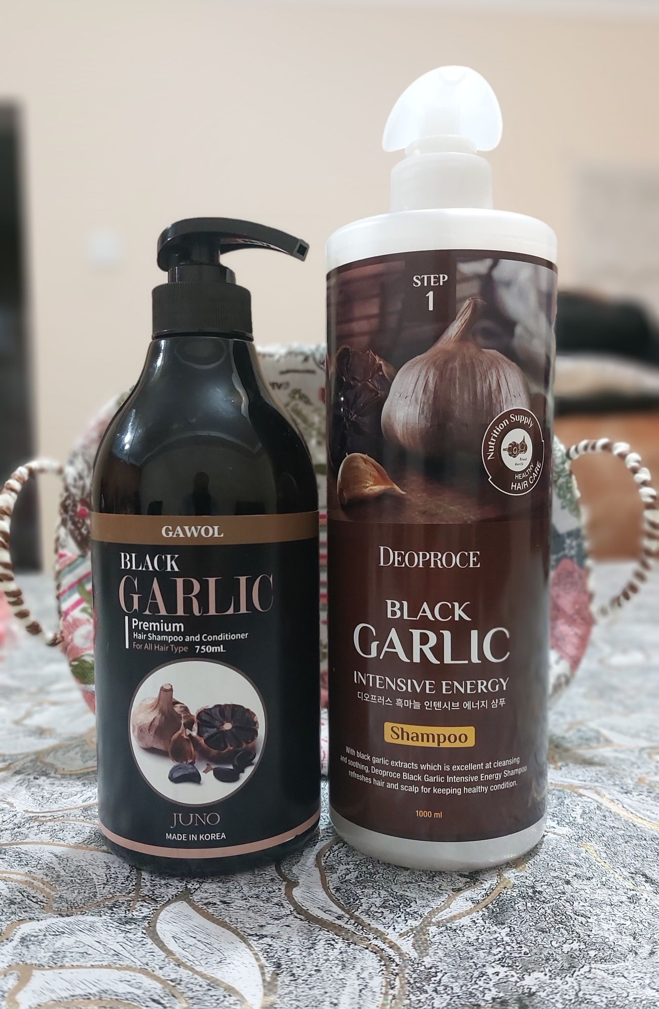 Gawol/black garlic/Корея/Premium/Шампунь/чеснок чёрный